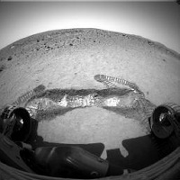 Sol 47 : Spirit creuse une tranche - Credit JPL