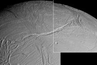 Encelade, vue par Cassini. Source : NASA/JPL/Space Science Institute