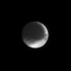 Japet, vu par Cassini le 3 juillet 2004. Source : NASA/JPL/Space Science Institute