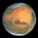 Mars, vue par le Hubble Space Telescope. - Image Credit: NASA and the Hubble Heritage Team (STScI/AURA) Acknowledgment: J. Bell (Cornell U.), P. James (U. Toledo), M. Wolff (Space Science Institute), A. Lubenow (STScI), J. Neubert (MIT/Cornell)