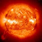 Gigantesque ruption solaire - Crdit:   SOHO Consortium, EIT, ESA, NASA
